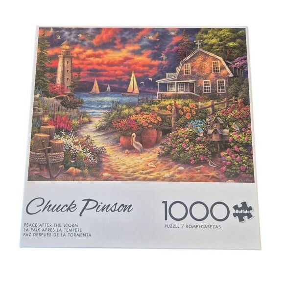 Buffalo Games Chuck Pinson Peace After the Storm 1000 pc Jigsaw Puzzle - Picture 2 of 7